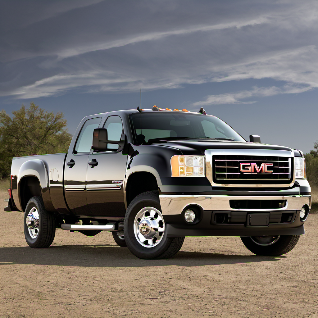 Illustration of a 2007 GMC Sierra 3500 HD Extended Cab