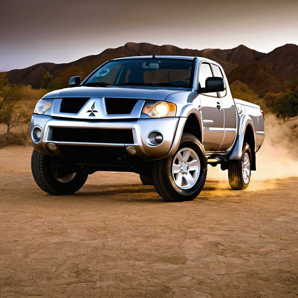 Illustration of a 2007 Mitsubishi Raider Extended Cab
