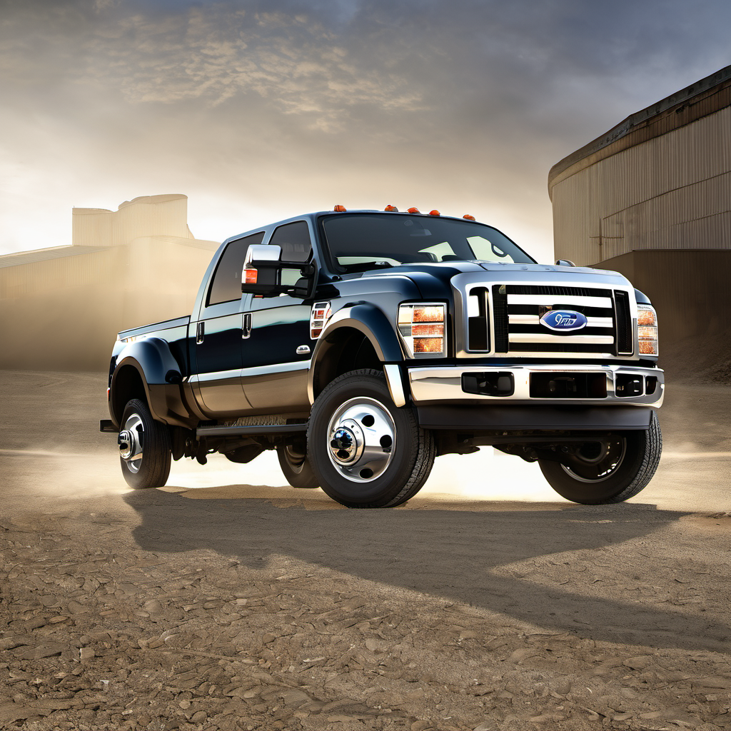 Illustration of a 2008 Ford F450 Super Duty Crew Cab