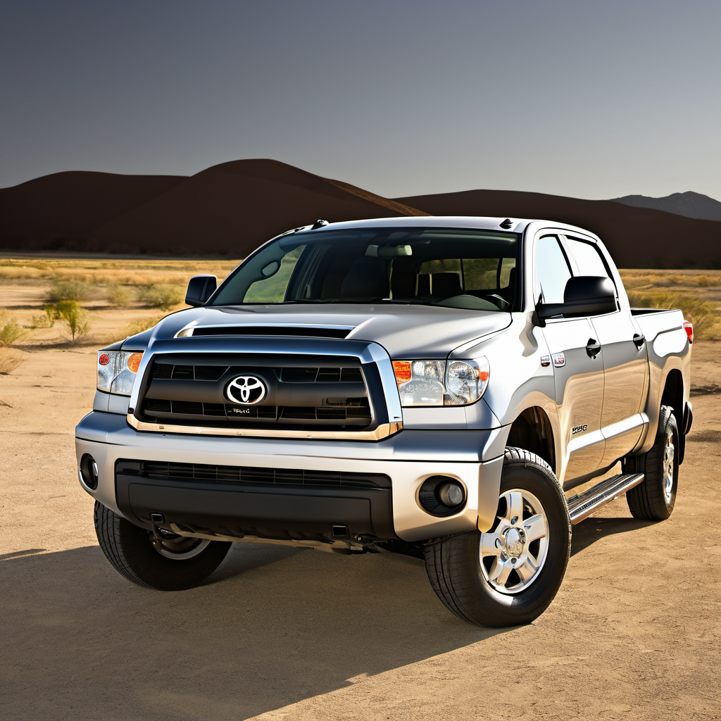Illustration of a 2008 Toyota Tundra CrewMax