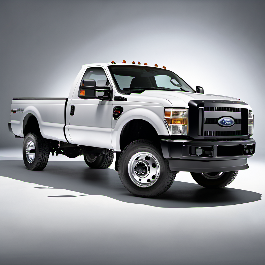 Illustration of a 2009 Ford F350 Super Duty Regular Cab