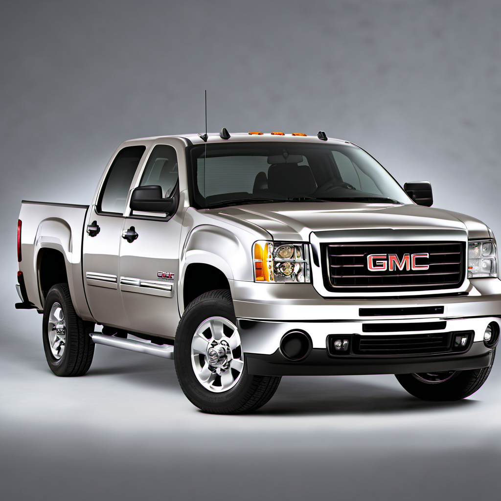 Illustration of a 2009 GMC Sierra 1500 Crew Cab