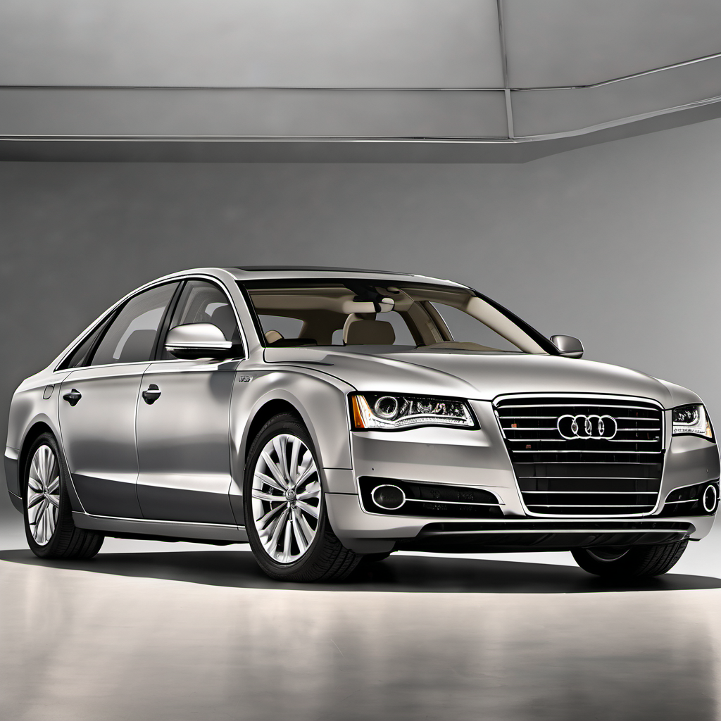 Illustration of a 2010 Audi A8