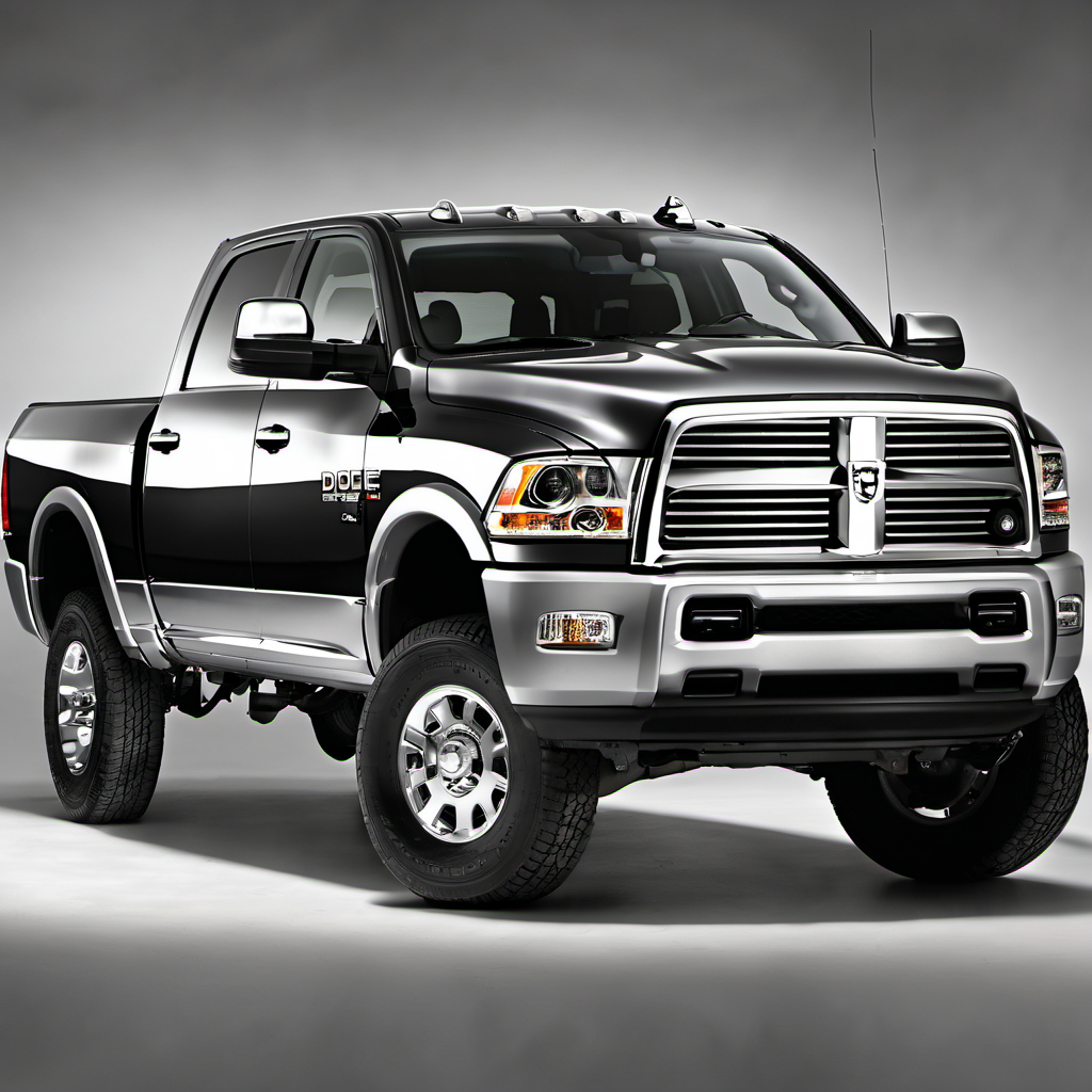 Illustration of a 2010 Dodge Ram 2500 Crew Cab