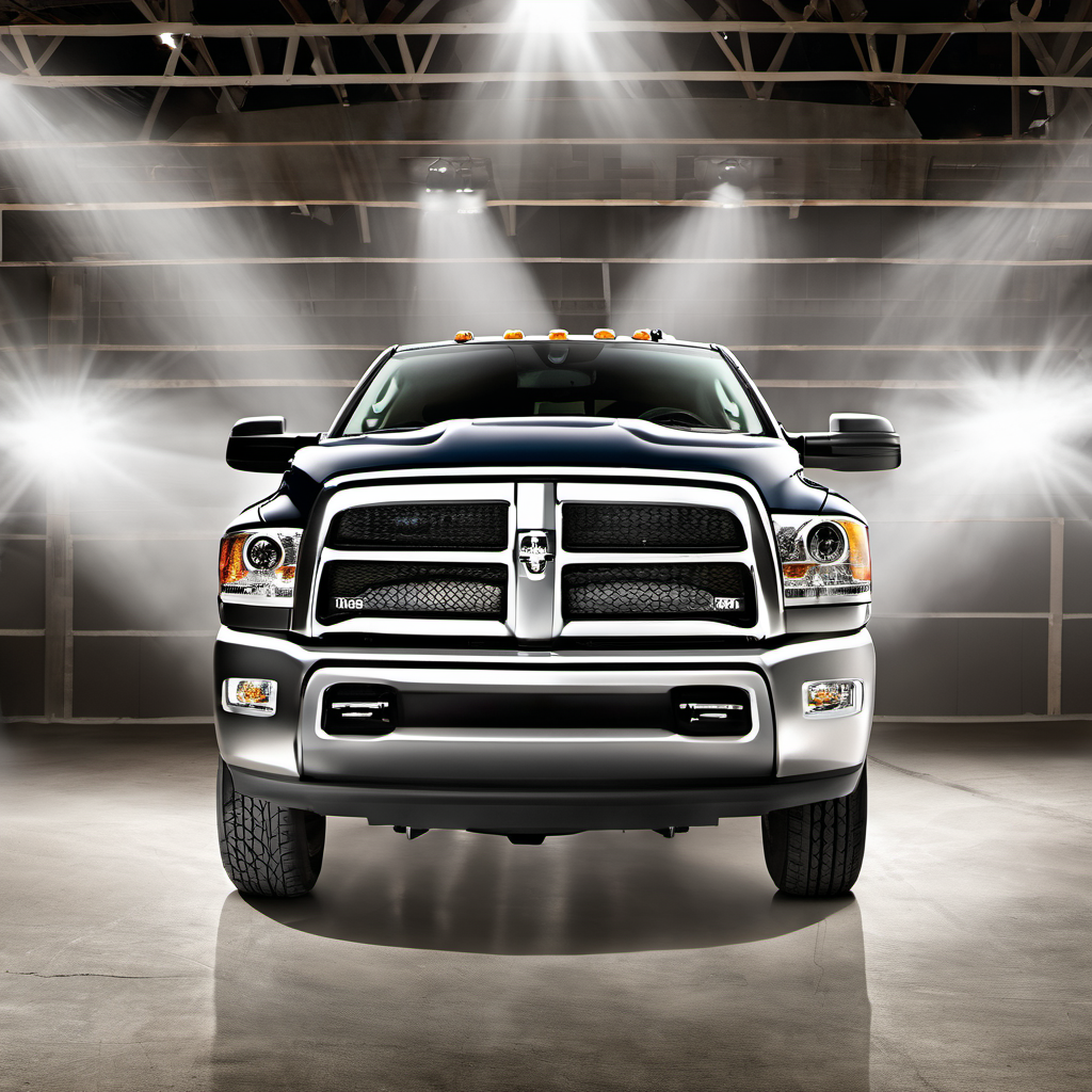 Illustration of a 2010 Dodge Ram 3500 Crew Cab