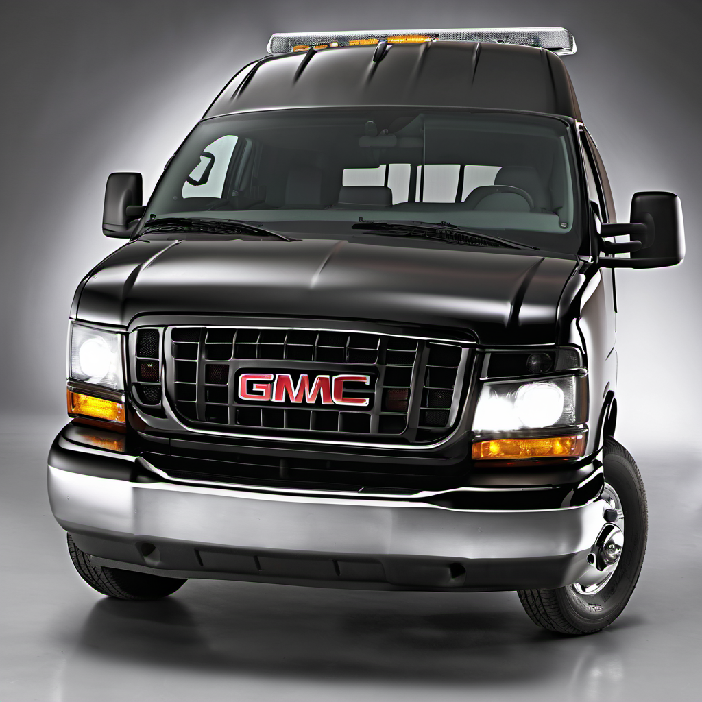 Illustration of a 2010 GMC Savana 3500 Passenger