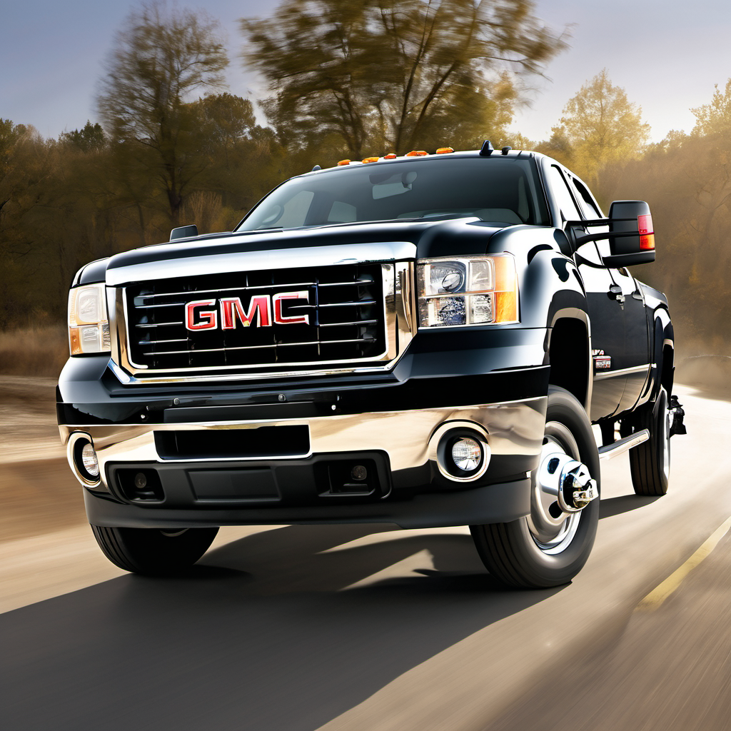 Illustration of a 2010 GMC Sierra 3500 HD Extended Cab