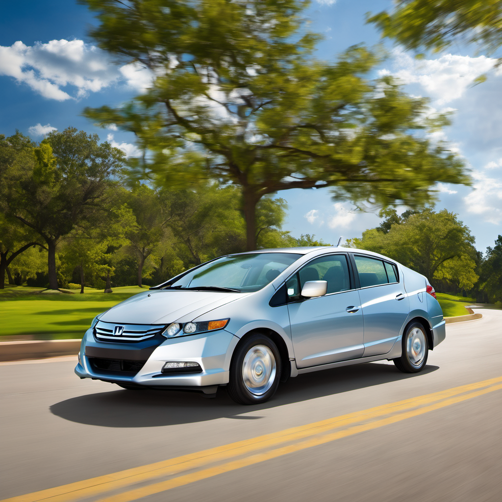 Illustration of a 2010 Honda Insight