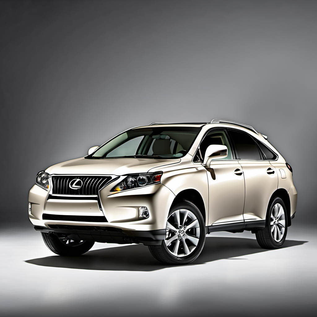 Illustration of a 2010 Lexus RX