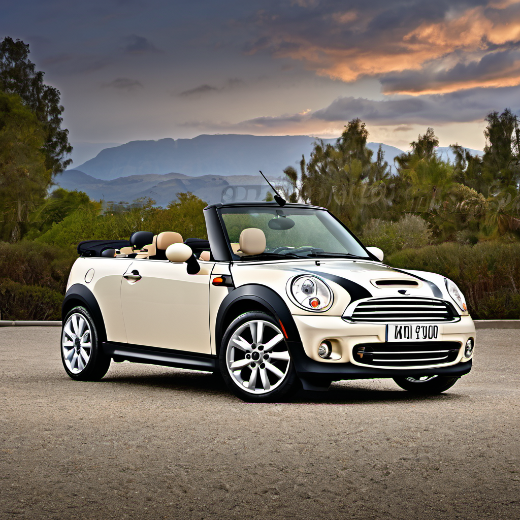 Illustration of a 2010 MINI Convertible