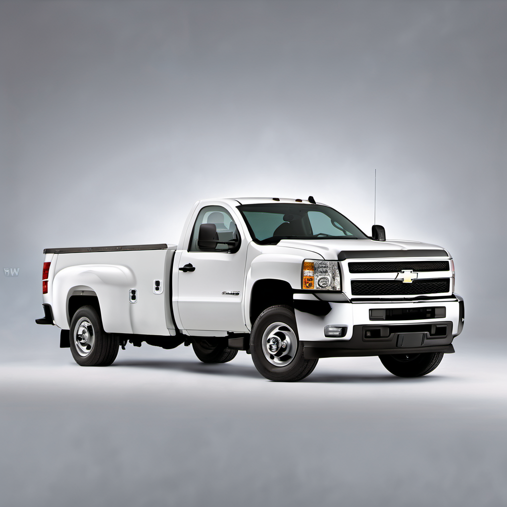 Illustration of a 2011 Chevrolet Silverado 3500 HD Regular Cab