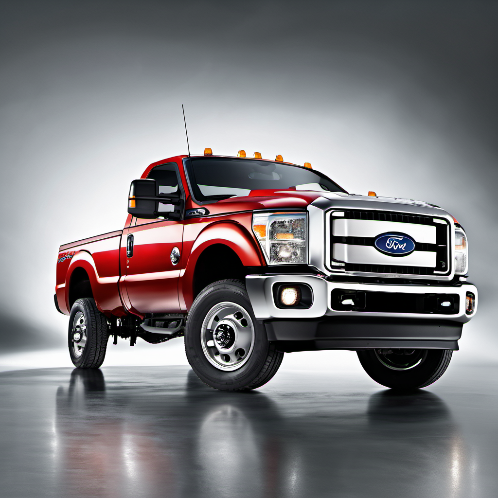 Illustration of a 2011 Ford F350 Super Duty Regular Cab