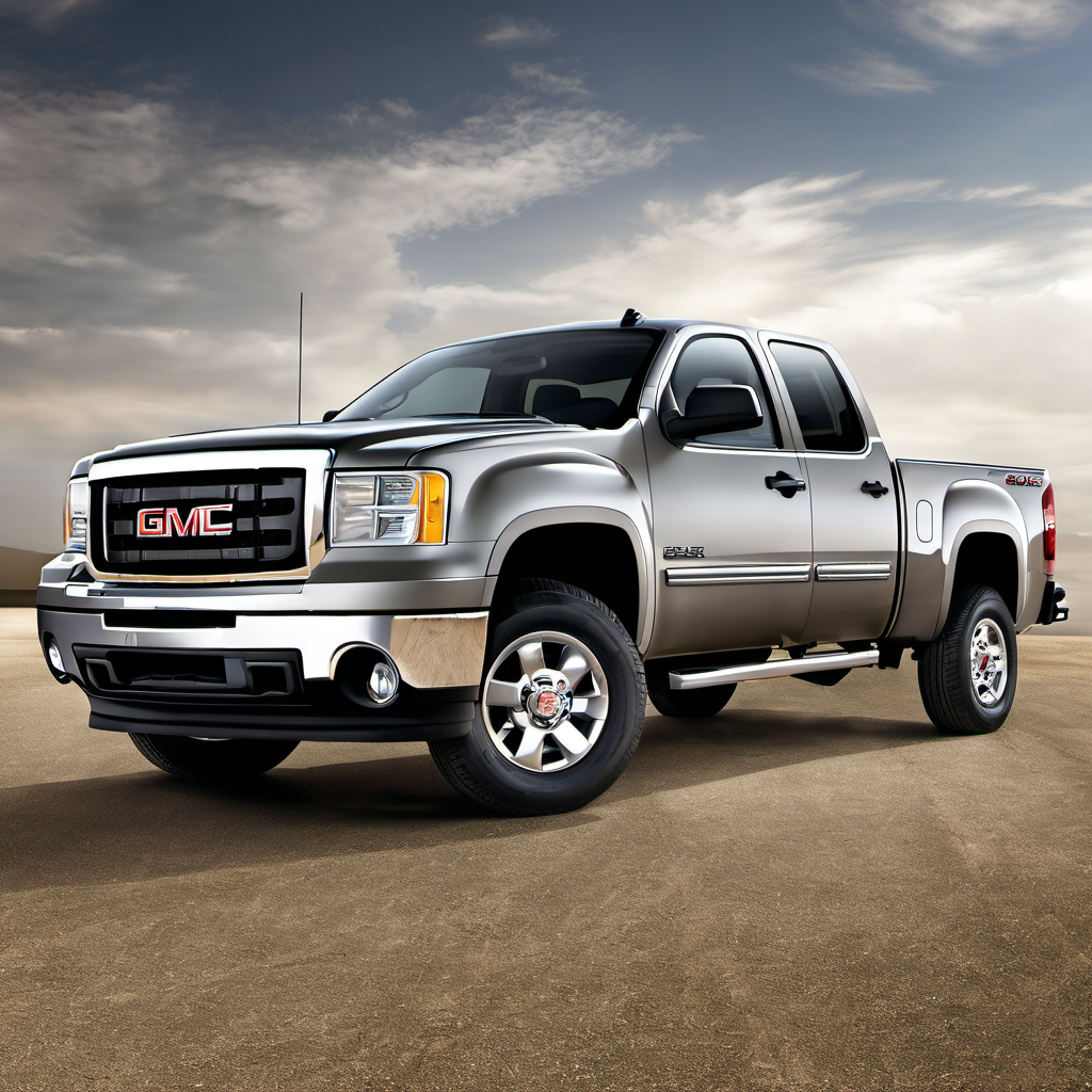 Illustration of a 2011 GMC Sierra 1500 Extended Cab