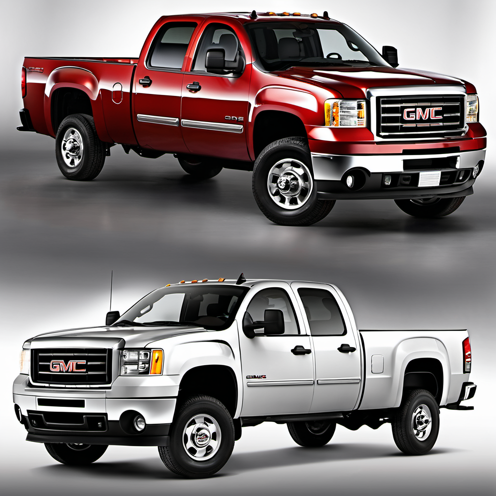 Illustration of a 2011 GMC Sierra 2500 HD Extended Cab