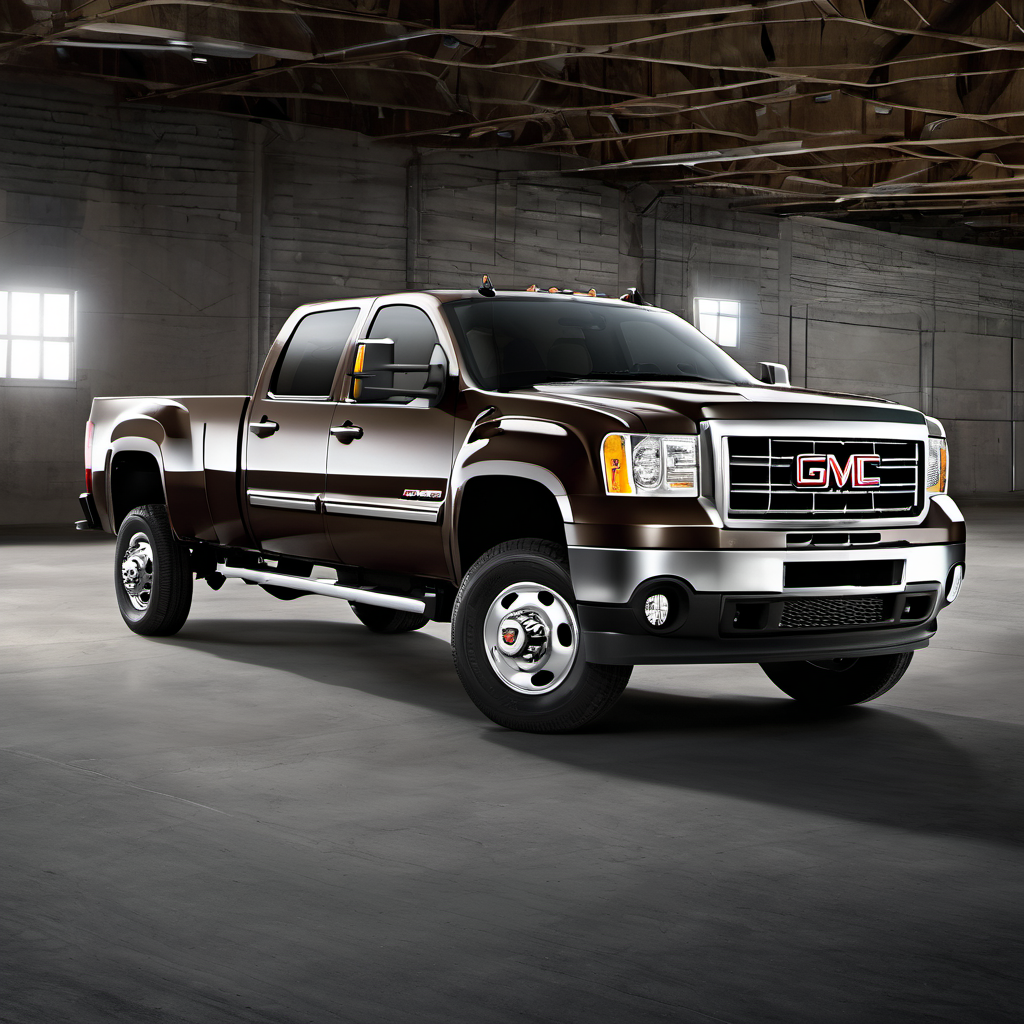 Illustration of a 2011 GMC Sierra 3500 HD Crew Cab