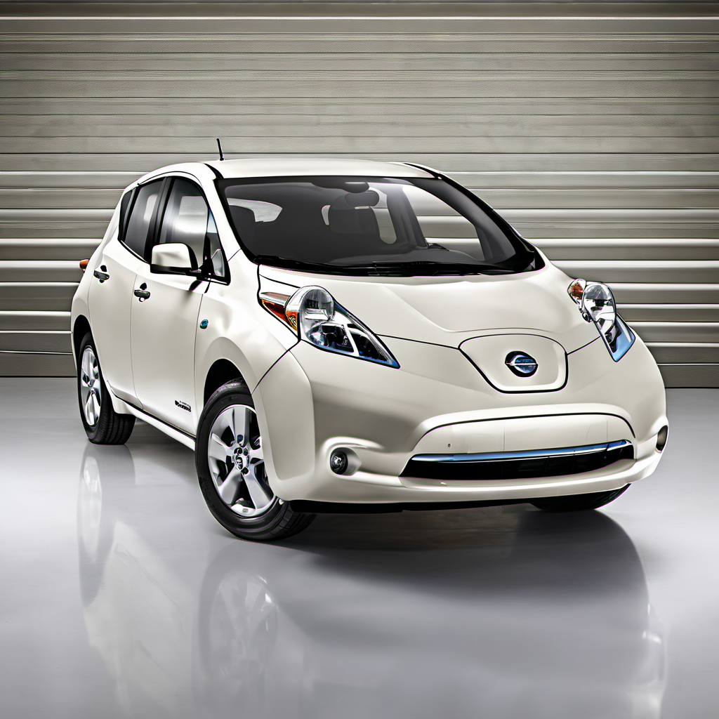 Illustration of a 2011 Nissan LEAF