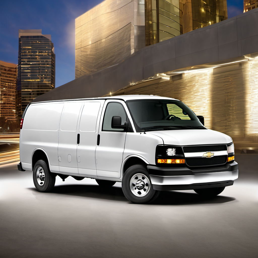 Illustration of a 2012 Chevrolet Express 1500 Passenger
