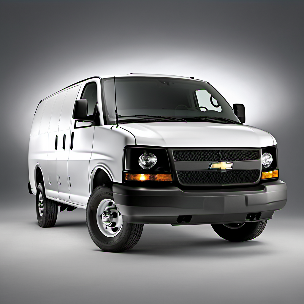 Illustration of a 2012 Chevrolet Express 2500 Cargo