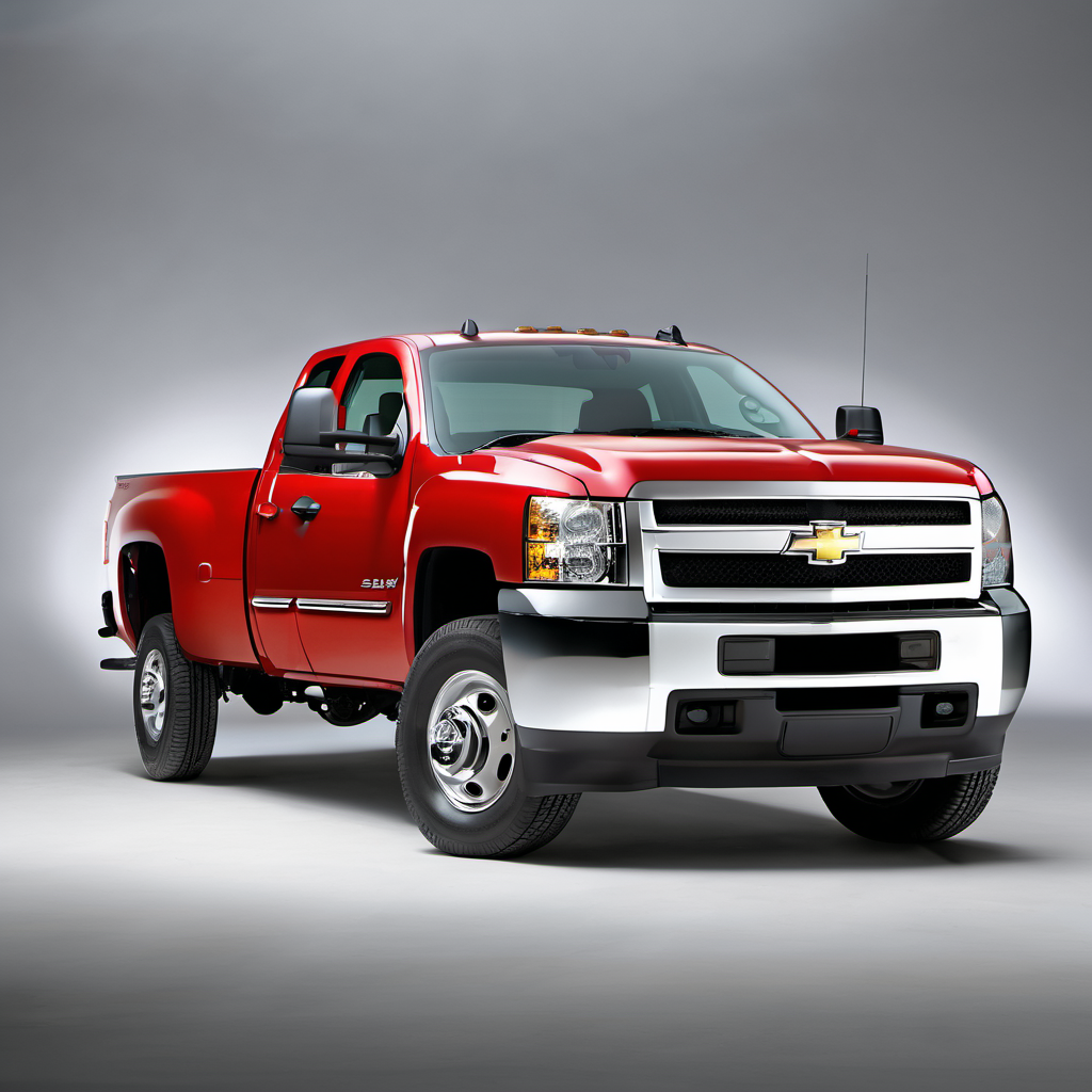 Illustration of a 2012 Chevrolet Silverado 3500 HD Regular Cab