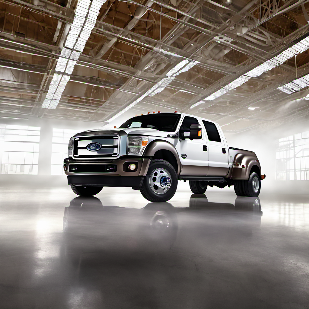 Illustration of a 2012 Ford F450 Super Duty Crew Cab
