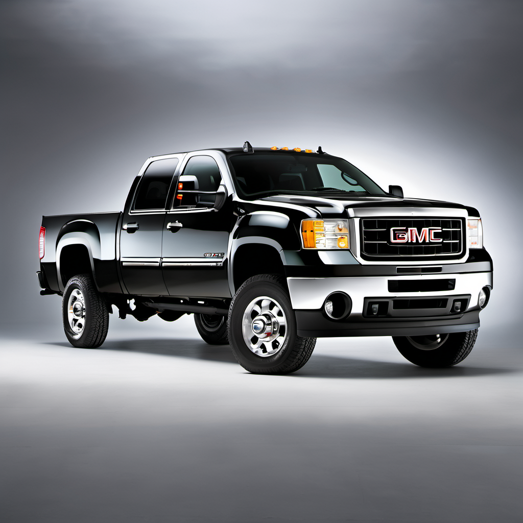 Illustration of a 2012 GMC Sierra 2500 HD Crew Cab