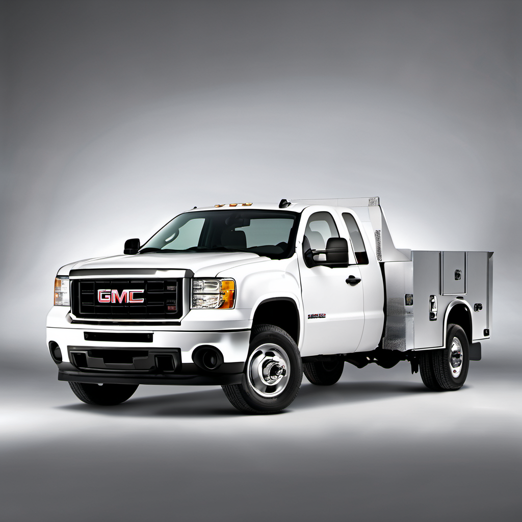 Illustration of a 2012 GMC Sierra 3500 HD Extended Cab