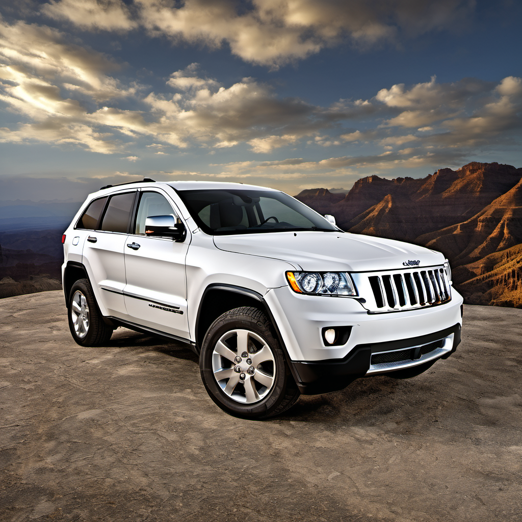 Illustration of a 2012 Jeep Grand Cherokee