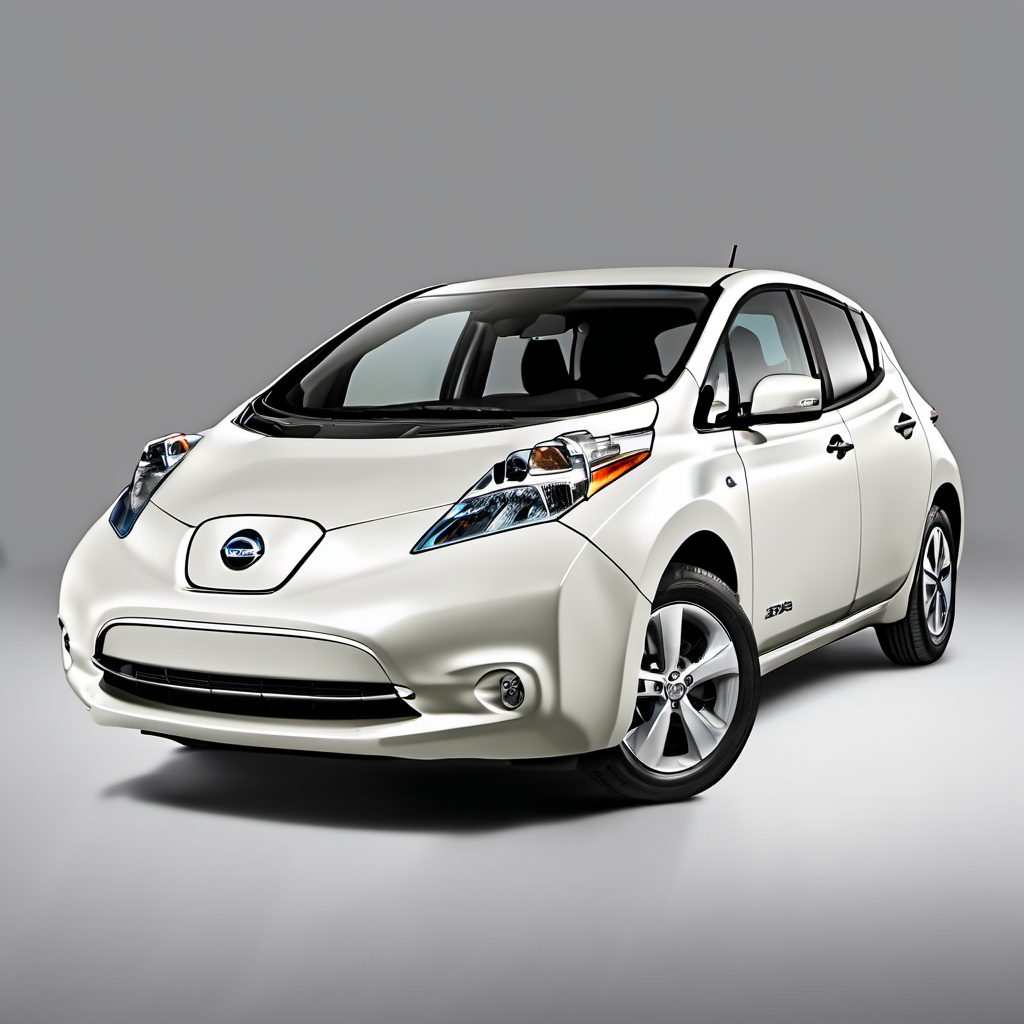 Illustration of a 2012 Nissan LEAF