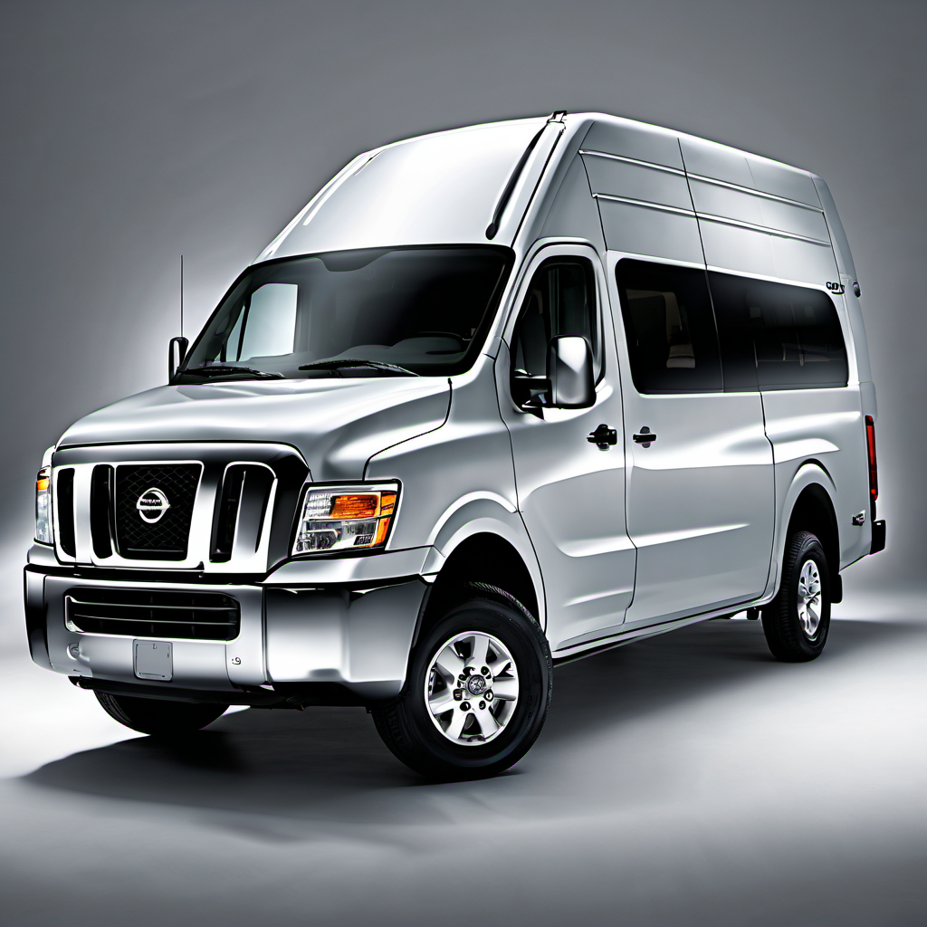 Illustration of a 2012 Nissan NV3500 HD Passenger