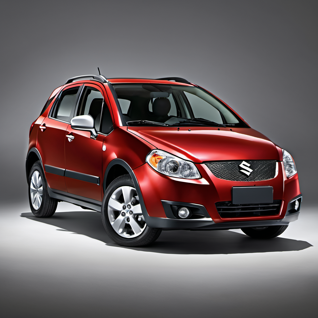 Illustration of a 2012 Suzuki SX4 SX4 Sedan