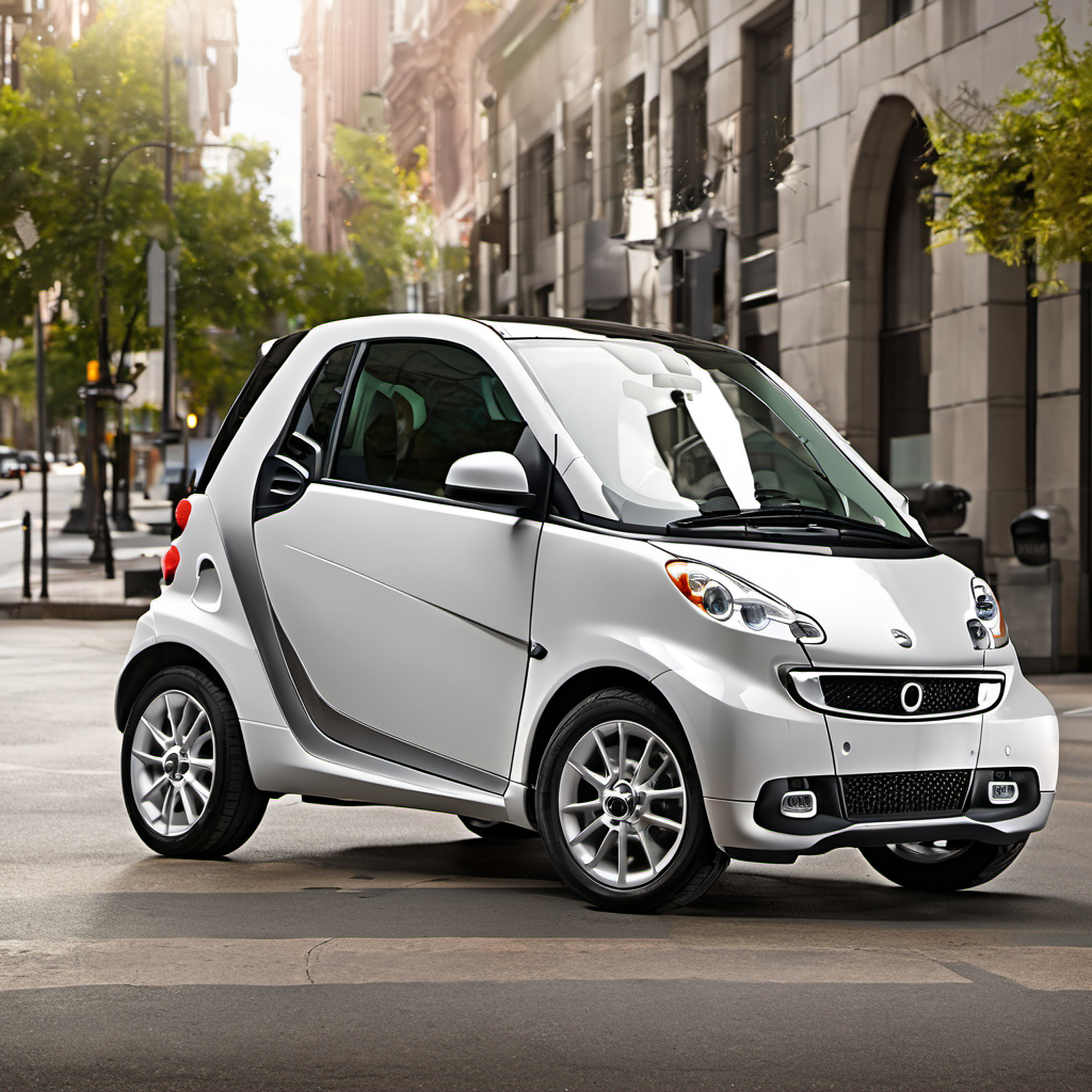 Illustration of a 2012 smart fortwo fortwo coupe