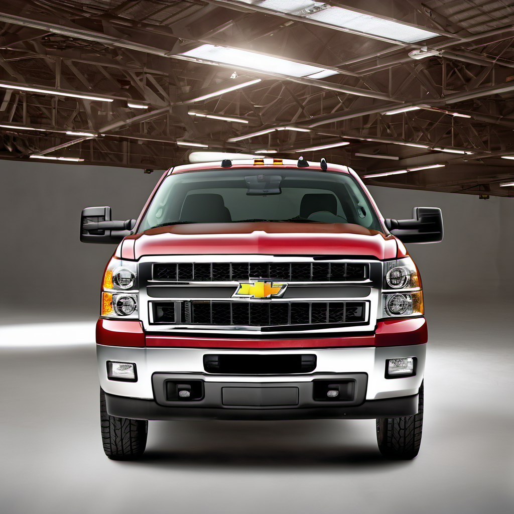Illustration of a 2013 Chevrolet Silverado 2500 HD Crew Cab