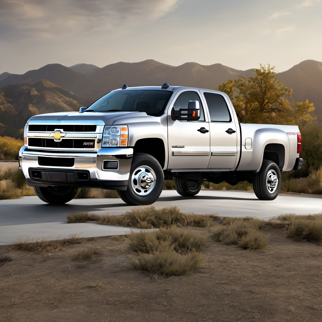 Illustration of a 2013 Chevrolet Silverado 3500 HD Extended Cab