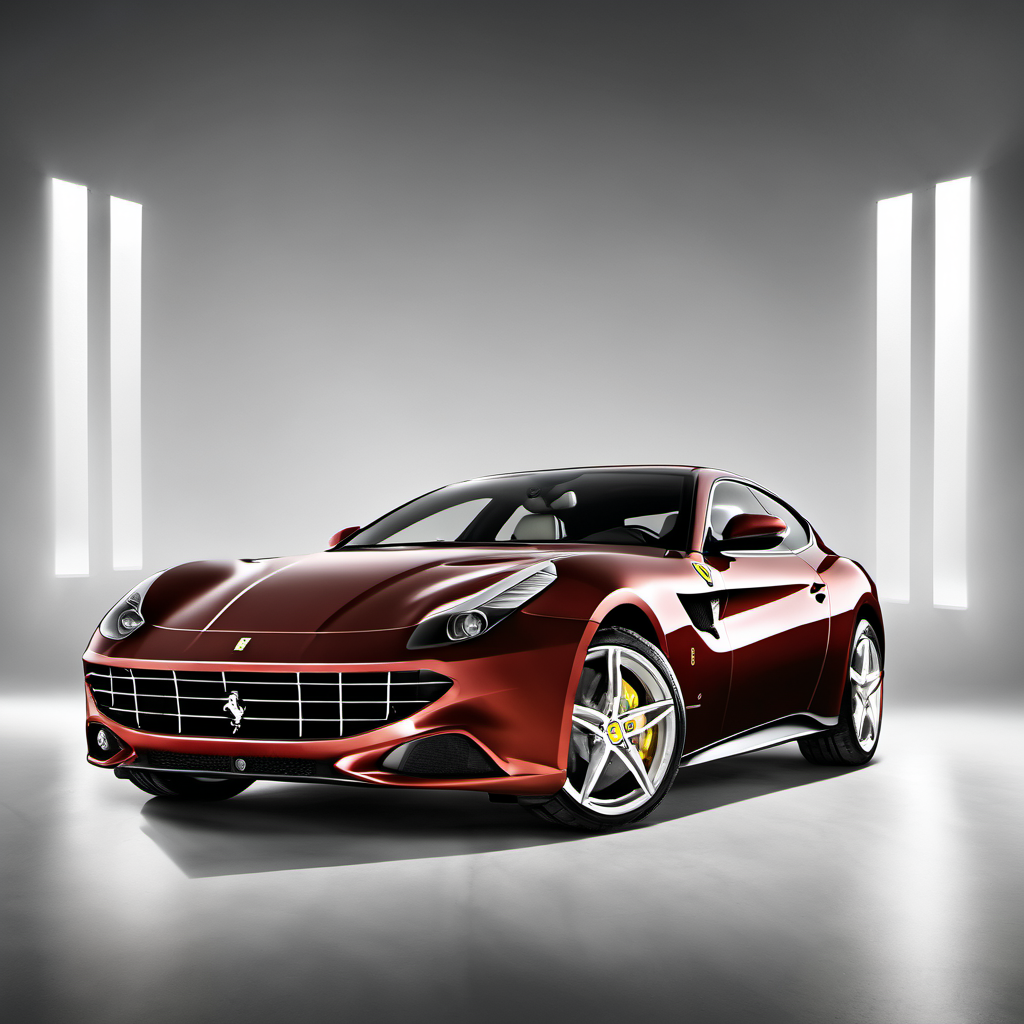Illustration of a 2013 Ferrari FF
