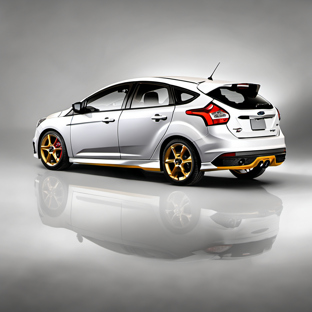 Illustration of a 2013 Ford Focus