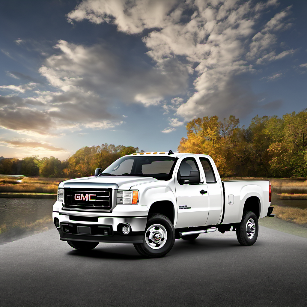 Illustration of a 2013 GMC Sierra 3500 HD Regular Cab