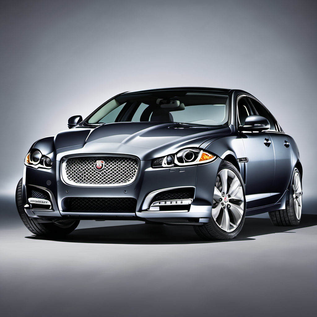 Illustration of a 2013 Jaguar XF XF