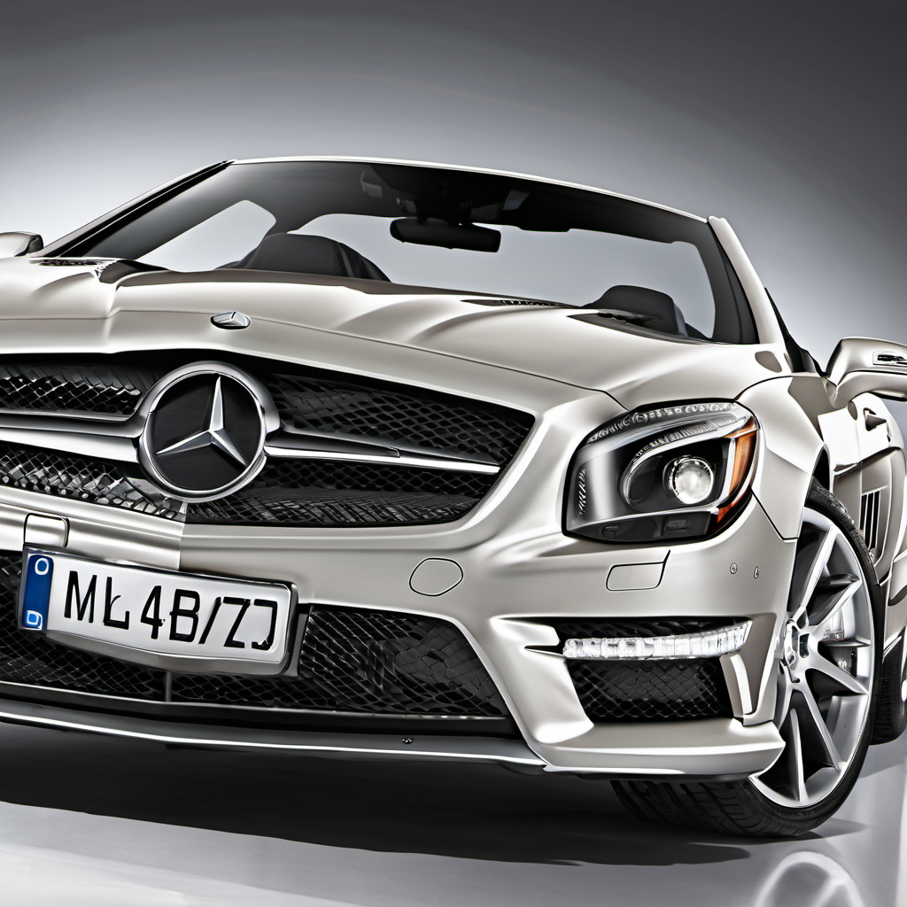 Illustration of a 2013 Mercedes-Benz SL-Class SL550