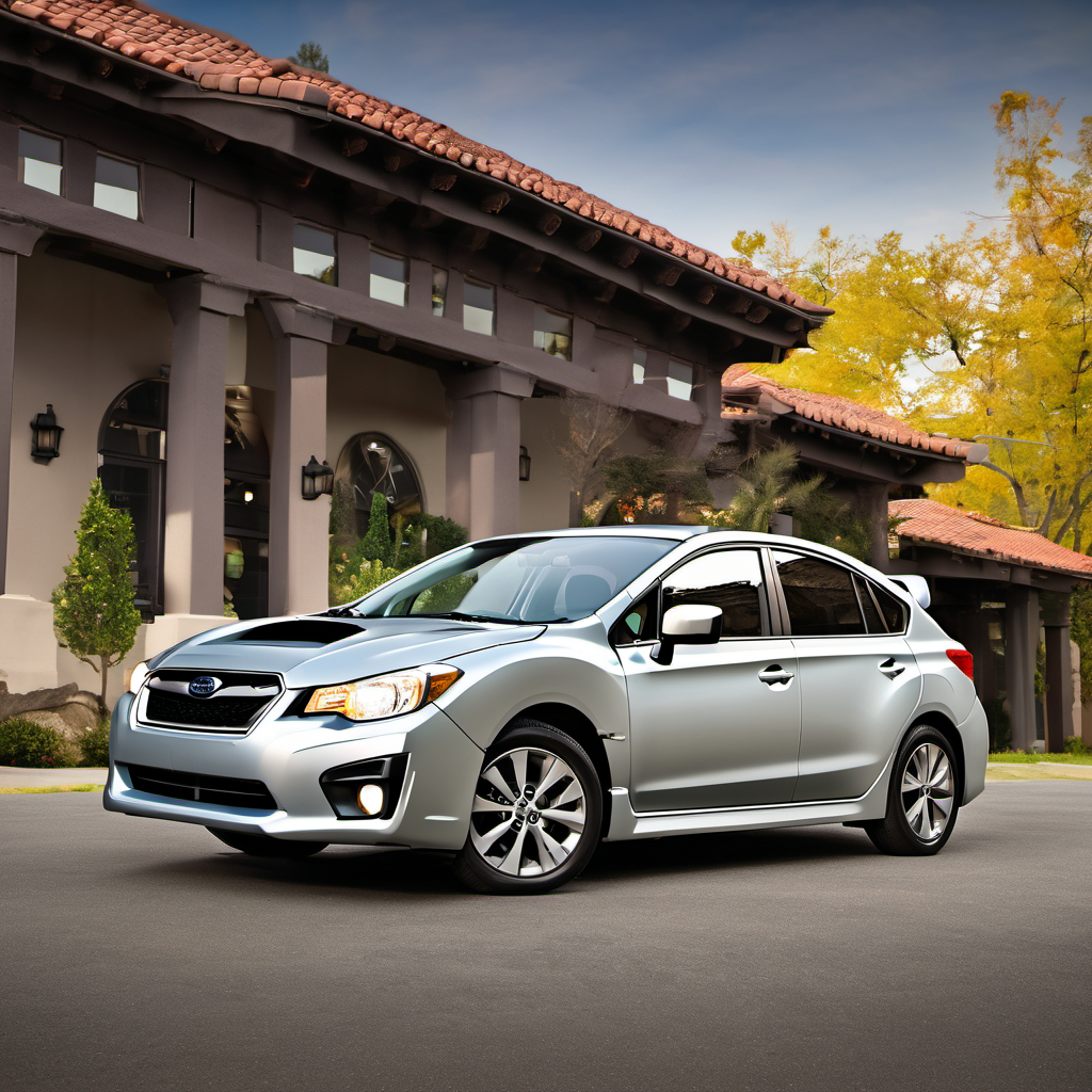 Illustration of a 2013 Subaru Impreza