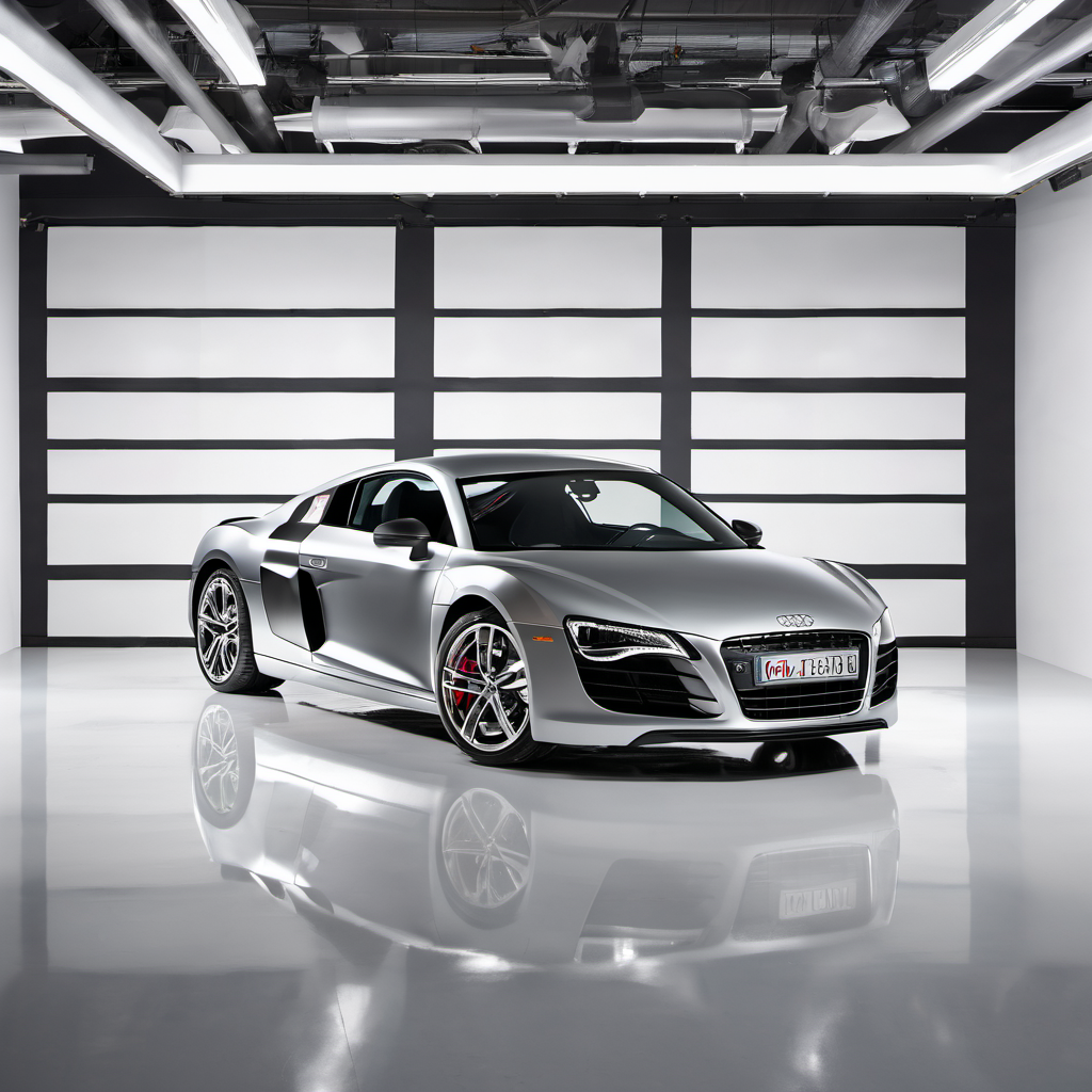 Illustration of a 2014 Audi R8