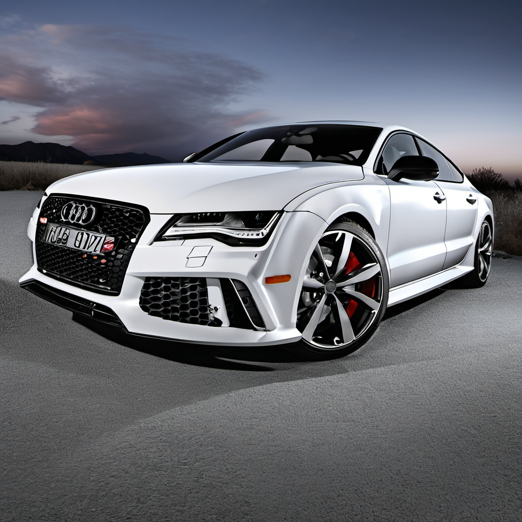 Illustration of a 2014 Audi RS 7