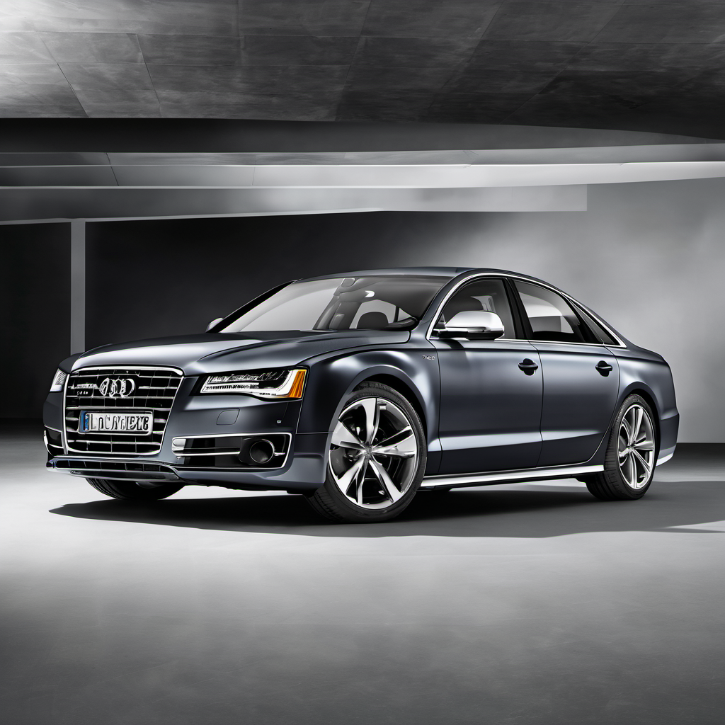 Illustration of a 2014 Audi S8