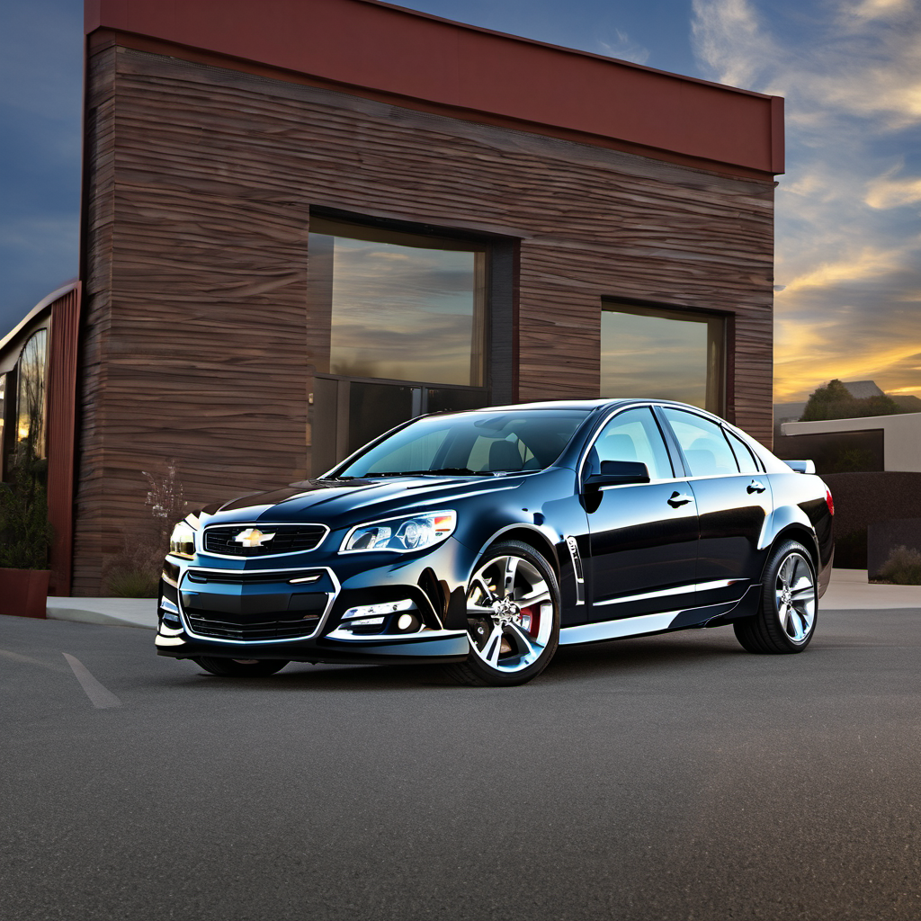 Illustration of a 2014 Chevrolet SS