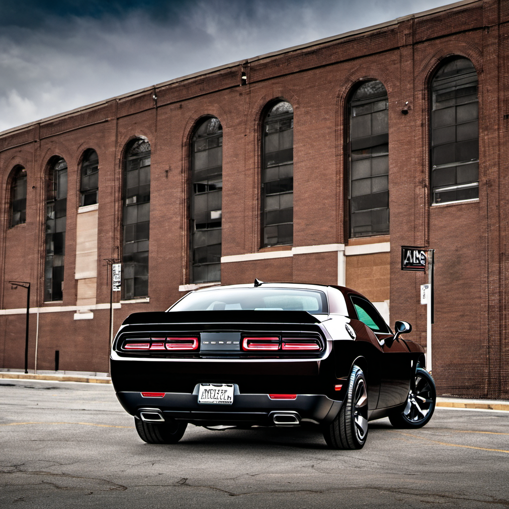 Illustration of a 2014 Dodge Challenger Challenger