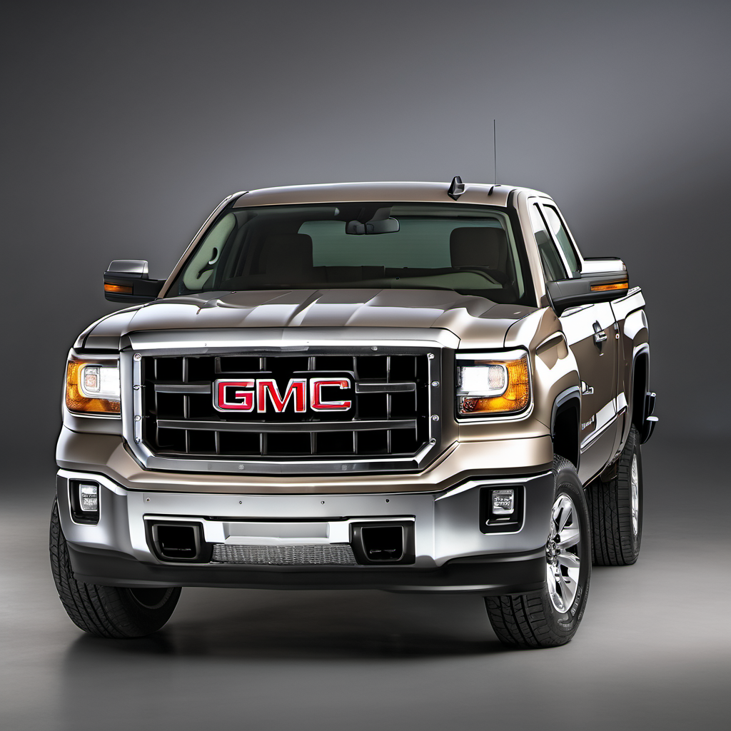 Illustration of a 2014 GMC Sierra 1500 Double Cab