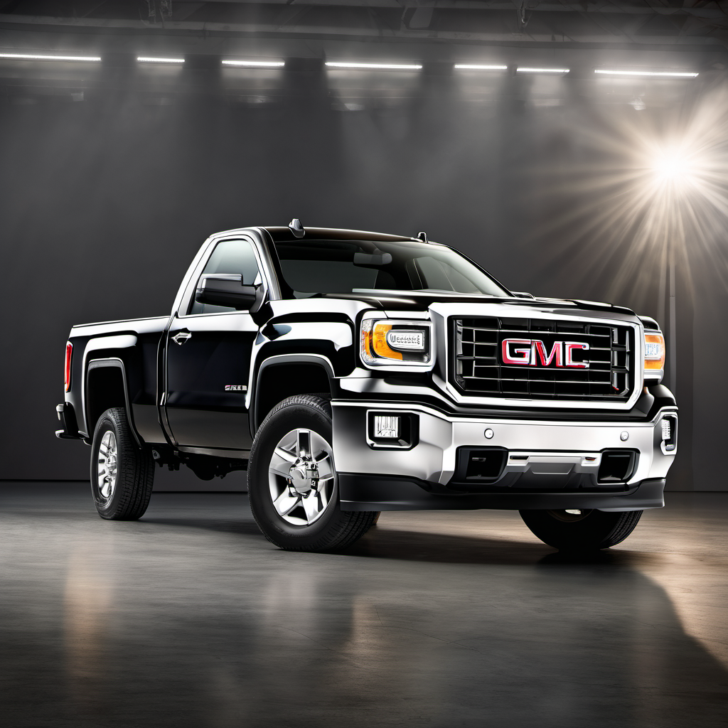 Illustration of a 2014 GMC Sierra 1500 Regular Cab