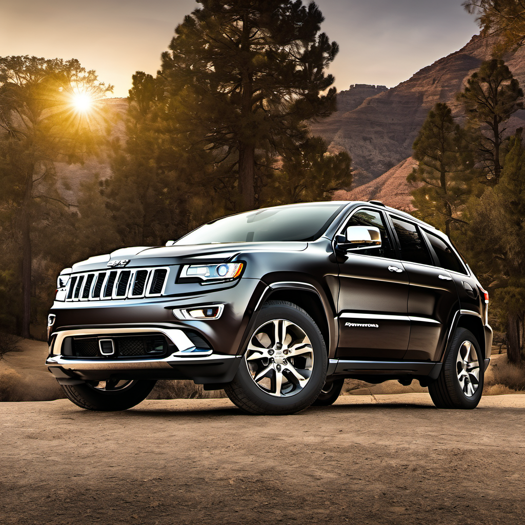 Illustration of a 2014 Jeep Grand Cherokee Grand Cherokee SRT8