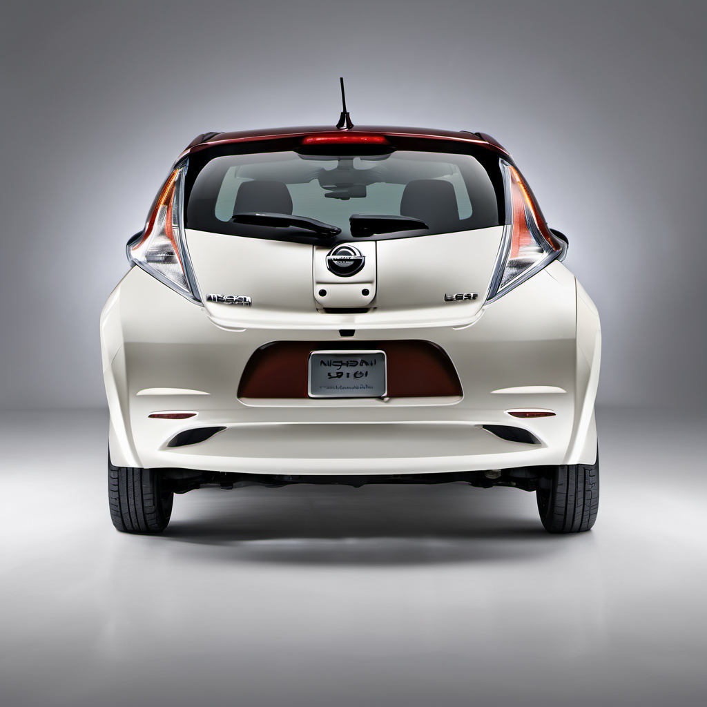 Illustration of a 2014 Nissan LEAF