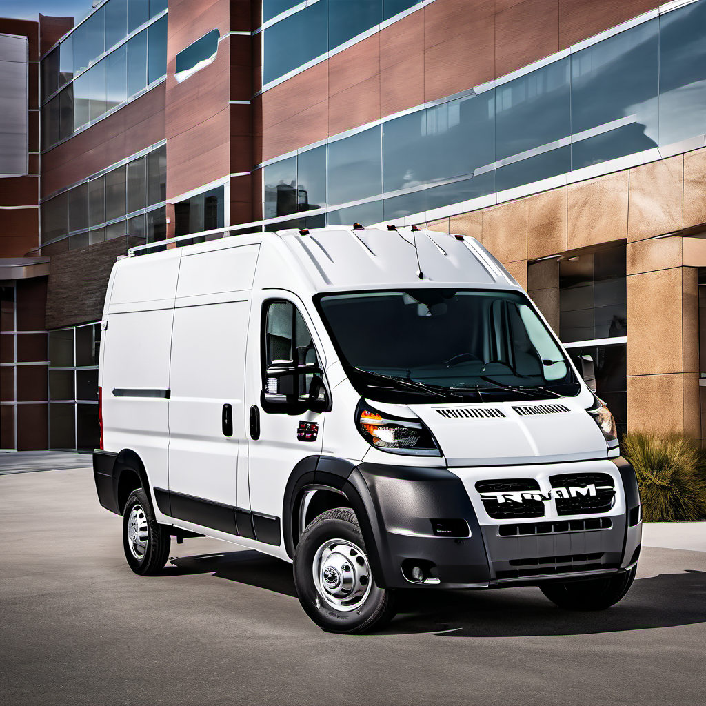 Illustration of a 2014 Ram ProMaster 1500 Cargo
