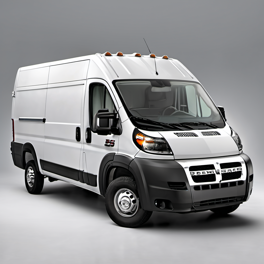 Illustration of a 2014 Ram ProMaster 2500 Cargo